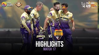 Match 17 Highlights California Knights vs Atlanta Riders  US Masters T10 2023 [upl. by Lilian]