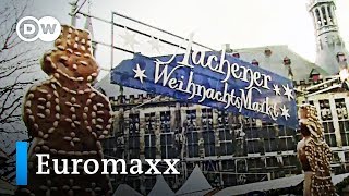 Weihnachtsleckereien in Aachen  Euromaxx [upl. by Eahsal]