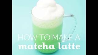 DAVIDsTEA  How to Make a Matcha Tea Latte [upl. by Trammel]