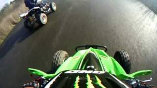 Kawasaki KFX450R VS Kawasaki KFX700 [upl. by Incrocci410]