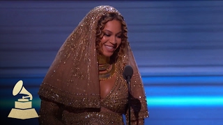 Beyoncé Wins Best Urban Contemporary Album  Acceptance Speech  59th GRAMMYs [upl. by Naginnarb]