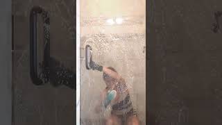 How to clean a glass shower door [upl. by Winebaum]