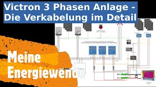 Victron 3 Phasen Anlage  Die Verkabelung im Detail [upl. by Mittel]