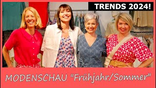 MODENSCHAU quotFrühjahr Sommer 2024quot  die neuen Trends [upl. by Annabela]