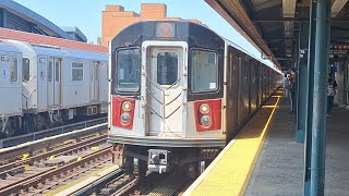 New York City MTA Kawasaki R188 Train  Line 7 Flushing Local Credit sftransit [upl. by Hardie]