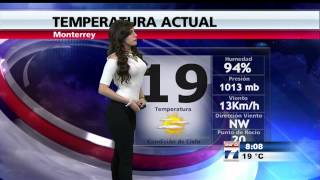 Fannia Lozano y el Clima Info7 Matutino 06Oct2014 0800 AM Full HD [upl. by Maurilla]