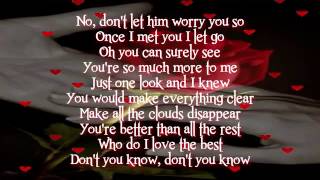 Jets  You Got It All  Lyrics [upl. by Tildie544]