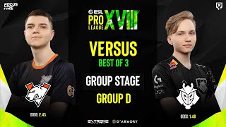 Virtuspro vs G2 Esports BO3  GROUP D DAY 2  ESL Pro League S18 ENGFIL [upl. by Lleryd]