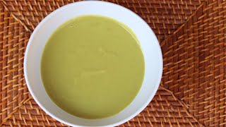 creamy cheesy broccoli potato soup vegan [upl. by Aiyt]