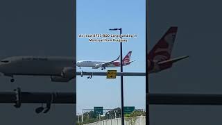 Air Inuit B737800 cargo landing in Montreal from Kuujjuaq airplane landing inuit b737 b737800 [upl. by Tiedeman]