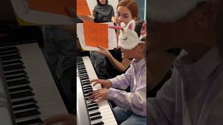 Can you play piano BLINDFOLD 🤯🎹🤣 pianostudent classicalmusic pianoteacher piano music [upl. by Hocker763]