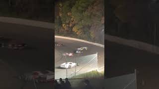 Mahoning Valley Speedway Tour Modified Hard Crash 4 [upl. by Hpeseoj]