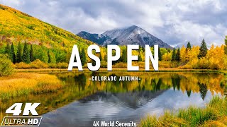 Aspen Colorado 4K  Stunning Fall Foliage Golden Aspens and Majestic Mountain Views [upl. by Ohaus34]