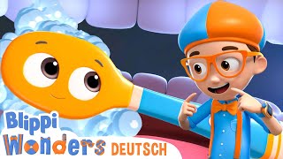 Die Zahnbürste  Lerne Zähne putzen  Die Entdeckungen von Blippi  Abenteuer und Videos für Kinder [upl. by Haldas]