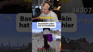 BastiGHGs Skin hat 10 Pixelfehler bastighg papaplatteclips minecraft papaplatte [upl. by Ardnat]