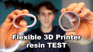 3D Printer Flexible resin Test Monocure3D flex 100 [upl. by Pasia238]