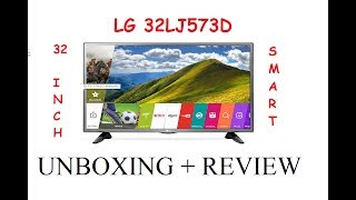 LG 32quot Smart LED TV  32LJ573D  2017 Model Demo Unboxing amp Review [upl. by Asina]