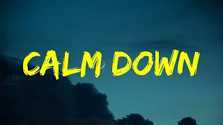 Rema Selena Gomez  Calm Down Lyrics [upl. by Patnode199]