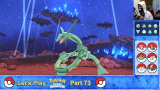 Lets Play Pokemon Brilliant Diamond Part 73 Postgame Catching Rayquaza [upl. by Castro726]