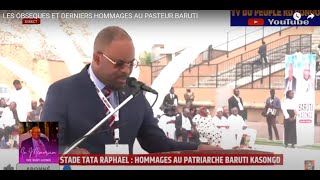 LES OBSEQUES ET DERNIERS HOMMAGES AU PASTEUR BARUTI [upl. by Aseeral627]