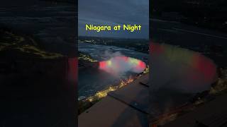 Niagara Falls Light Show Skylon Tower shorts niagarafalls [upl. by Noitsuj]