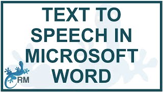 Text to Speech in Microsoft Word  Read Aloud  Voice to Text [upl. by Euqinot]