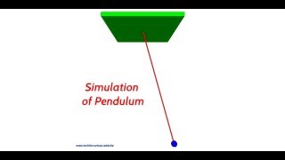 Simulation of Pendulum VPython Tutorial 3 Visual Python [upl. by Timoteo]