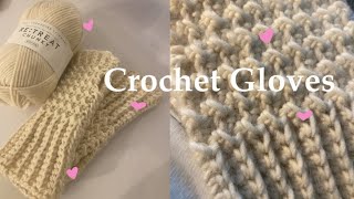 Crochet Fingerless Gloves  beginner friendly [upl. by Eillas583]