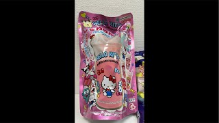 Hello Kitty Cute Cup DIY Jelly Drink Kit Shuwarinchu and Color Change Jelly Kit hellokitty [upl. by Ebaj338]