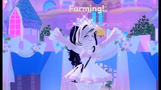 Lazy Farming For Halloween Sets  Royale High [upl. by Clayberg885]