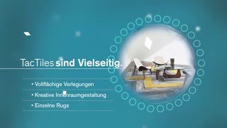 TacTiles  das innovative und nachhaltige Verlegesystem für Teppichfliesen von Interface [upl. by Arutnev]