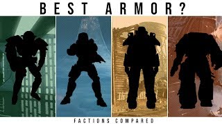 Which SciFi Faction has the BEST POWER ARMOR  Halo Star Wars WH40k Fallout [upl. by Spratt]