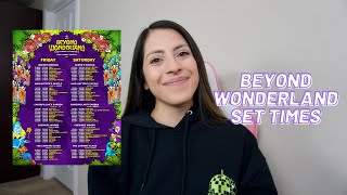 Beyond Wonderland 2022 Set Time Recommendations [upl. by Atteve528]