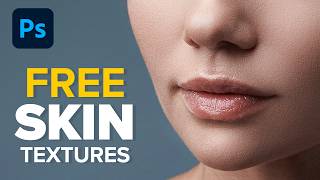 Create Highly Realistic SKIN TEXTURE In Photoshop FREE Download [upl. by Adrial103]