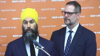 NDP Leader Jagmeet Singh is naming Montreal MP Alexandre Boulerice deputy leader [upl. by Bordie]