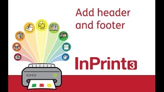 InPrint 3  Add header and footer [upl. by Anpas]