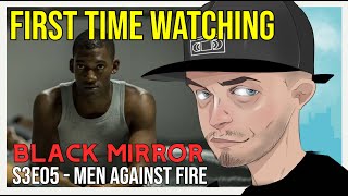 Black Mirror S3E05  Men Against Fire REACTION FIRST TIME WATCHING [upl. by Conyers]