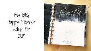 My Big Happy Planner setup for 2019 [upl. by Christianna]