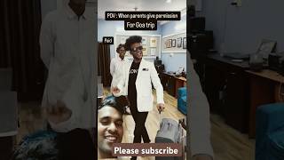 Goa trip comedy funny desi relatable shorts couple music tseries song bollywoodsongs [upl. by Ilohcin511]