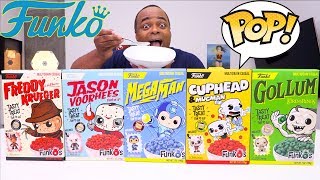 FunkOs Cereal Taste Test 5 NEW BOXES Funko Weekend [upl. by Nobell171]