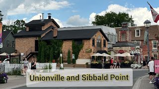 A DAY TRIP FROM TORONTO TO BEAUTIFUL UNIONVILLE MARKHAM AND SIBBALD POINT [upl. by Anytsirk]