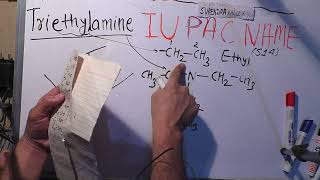 triethylamine iupac name in Hindi  Surendra Khilery [upl. by Nedap485]