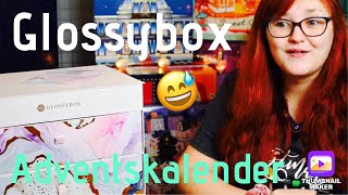 ADVENTSKALENDER UNBOXING  Glossybox Adventskalender 2024  Wer hat das bitte verpackt [upl. by Akimert]