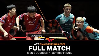 FULL MATCH  Harimoto  Matsushima vs Lebrun  Lebrun  MD QF  WTTFukuoka 2024 [upl. by Nnaeirelav763]