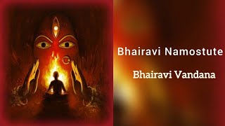 Bhairavi Vandana With Lyrics I Linga Bhairavi Namosthute Cover I Isha I Dussehra Navratri Devi Song [upl. by Nylzaj]