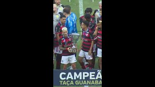 FLAMENGO CAMPEÃO DA TAÇA GUANABARA 2024 🏆 SHORTS  geglobo [upl. by Oner]