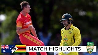 History made Zimbabwe upset Aussies in stunning win  Australia v Zimbabwe 2022 [upl. by Wymore]