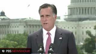 Watch Full Romney Response to Health Care Ruling quotI Will Act to Repeal Obamacarequot [upl. by Gardy]