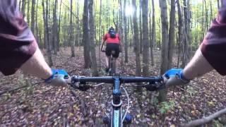 Mountain Biking Hunters Creek NY GoPro Tour [upl. by Brunell]