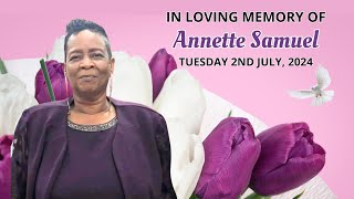 Cemetery Service of the Late Point Annette Samuel [upl. by Domenico]